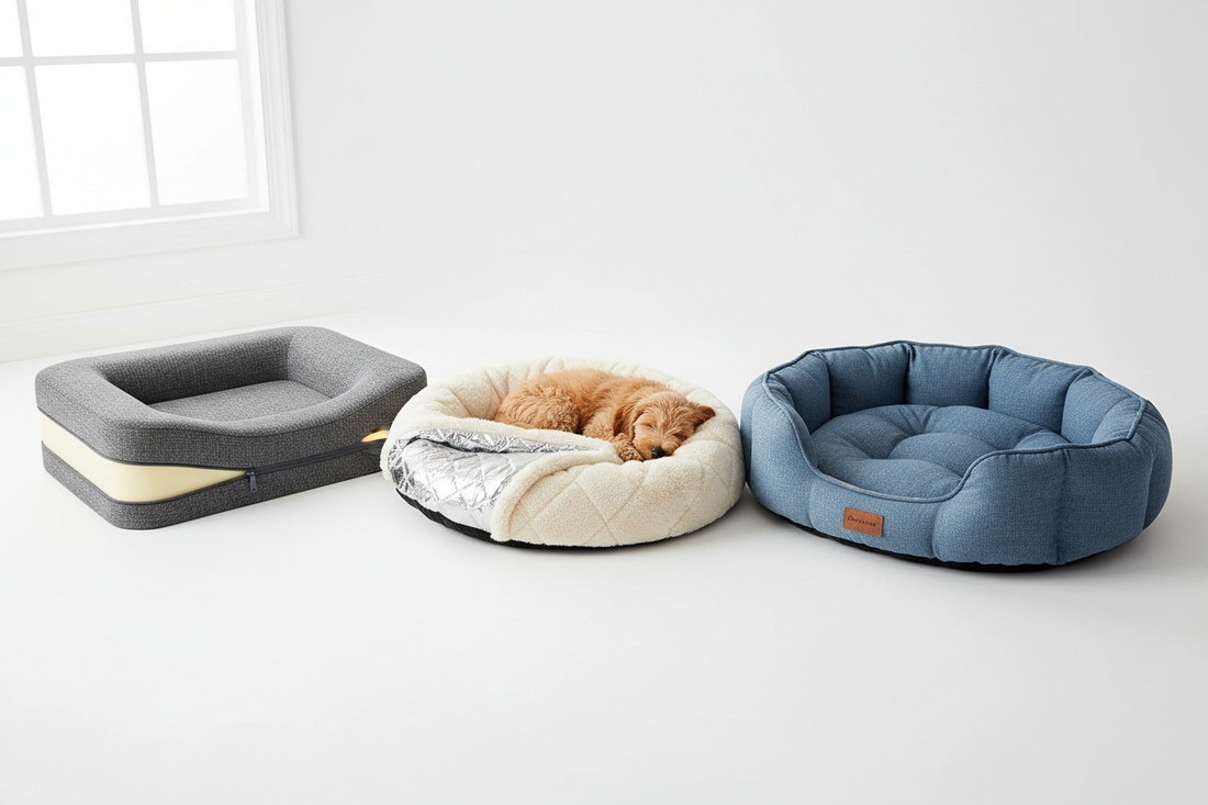 Pet Bed Materials Compared: Memory Foam vs Self-Heating vs Regular Fill
