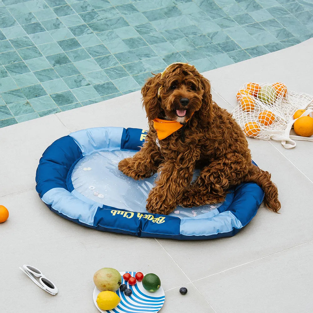 Water-Filled Cooling Mat for Dogs Floating Dog Bed - Chill Nest