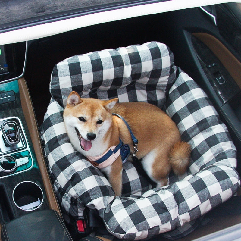 Portable ISOFIX Dog Car Seat Bed with LATCH System