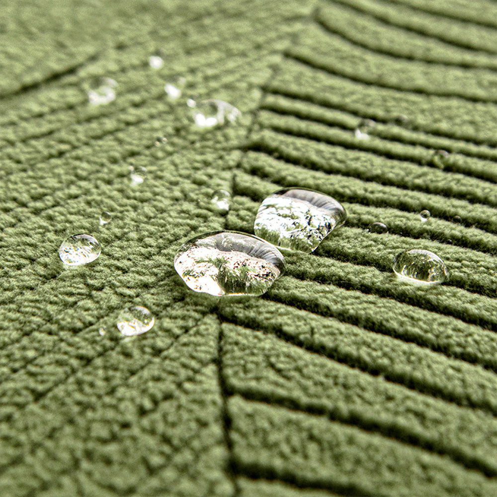 Moderner Blatt-Jacquard Wasserabweisender Kratzfester Stretch-Vollbezug für Outdoor-Sofas