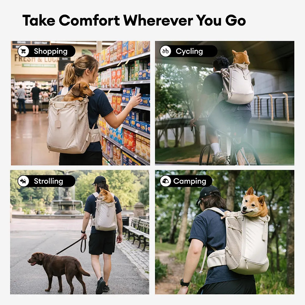 Hundetragetaschen Hunderucksäcke Hundefahrradtaschen - Urban Roaming