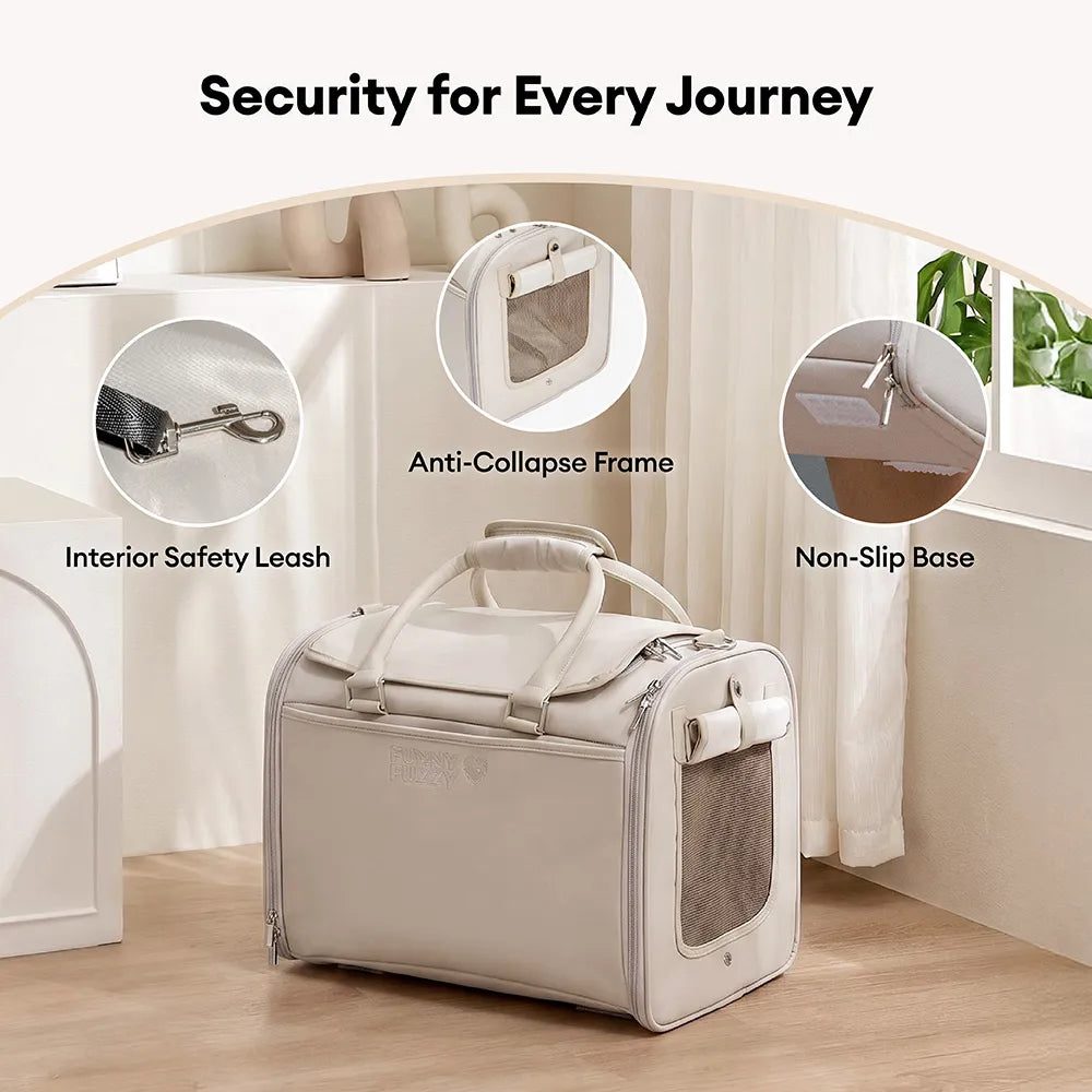 Dog Carrier Airline Approved Soft-Sided Pet Carrier for Cats - Urban Roaming