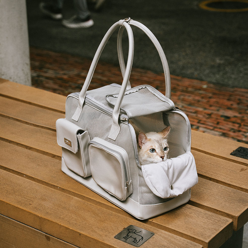 Lightweight Breathable Dog Cat Carrier Mesh Safe Pet Carrier - Urban Ease