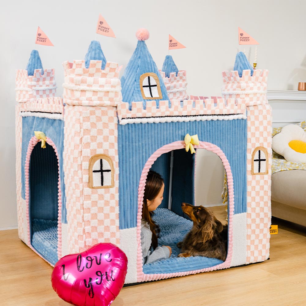Christmas Snow House Cozy Warmth Large Dog House