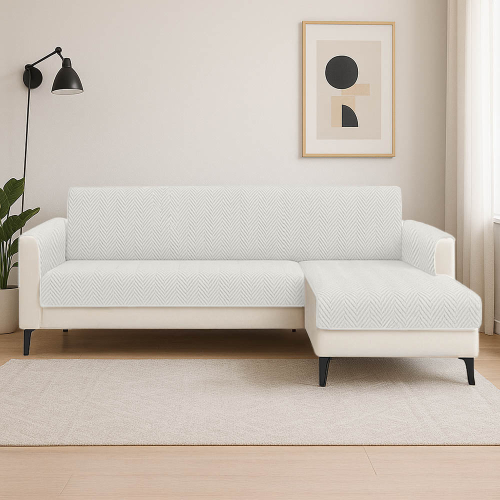 Wasserdichter, rutschfester Möbelschutz einteilige Sofa-Schonbezug für Haustiere – Slipsafe