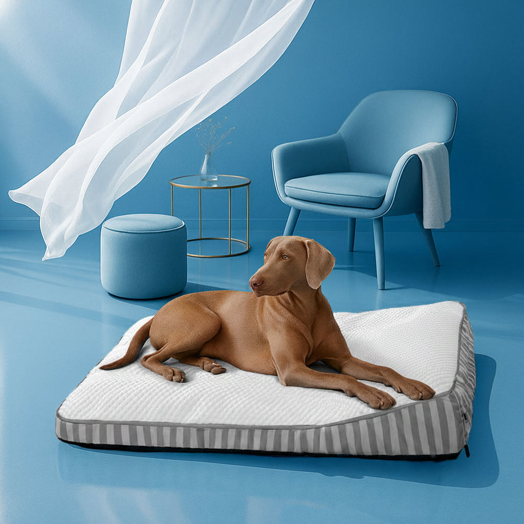 Extra Large Cooling Washable Rectangle Orthopedic Dog Bed - Cooling Nap