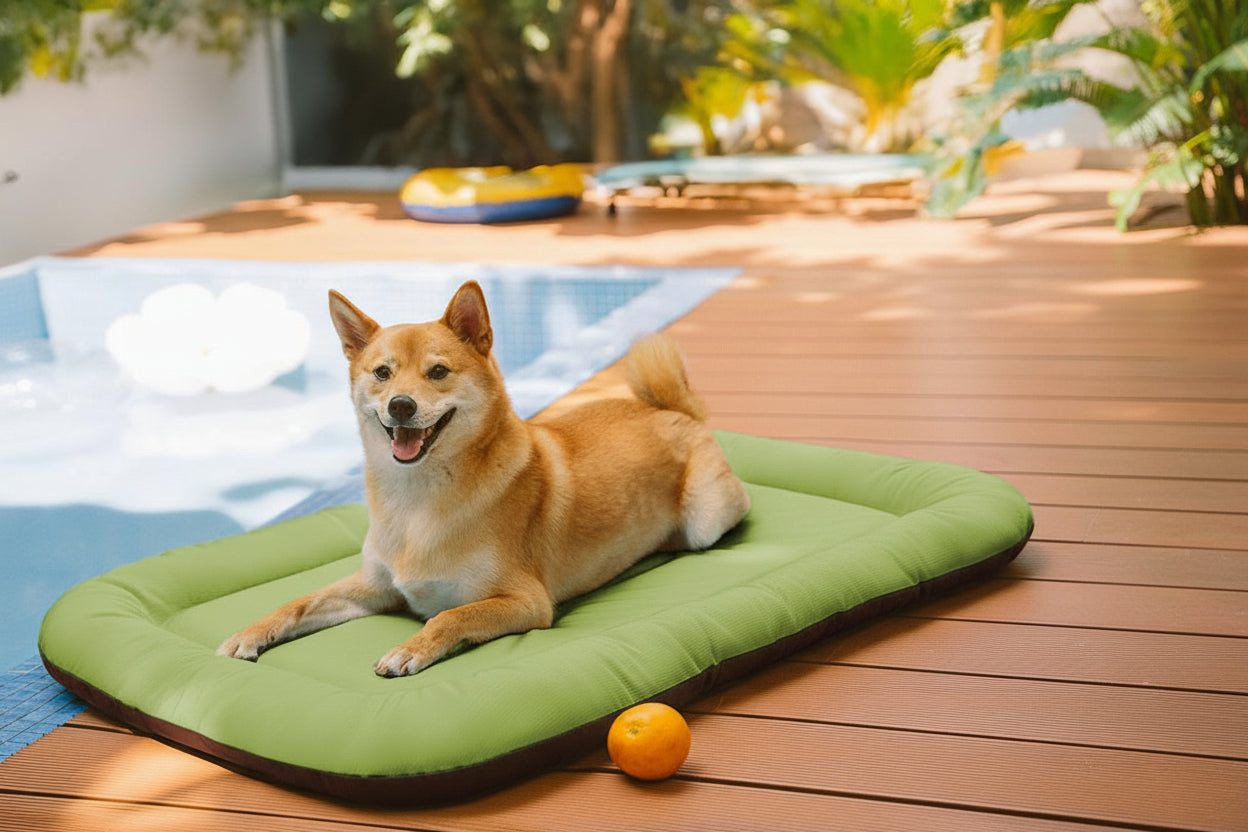 Outdoor Waterproof ＆ Chew-proof Memory Foam Orthopedic Dog Mat - Trek Lounge