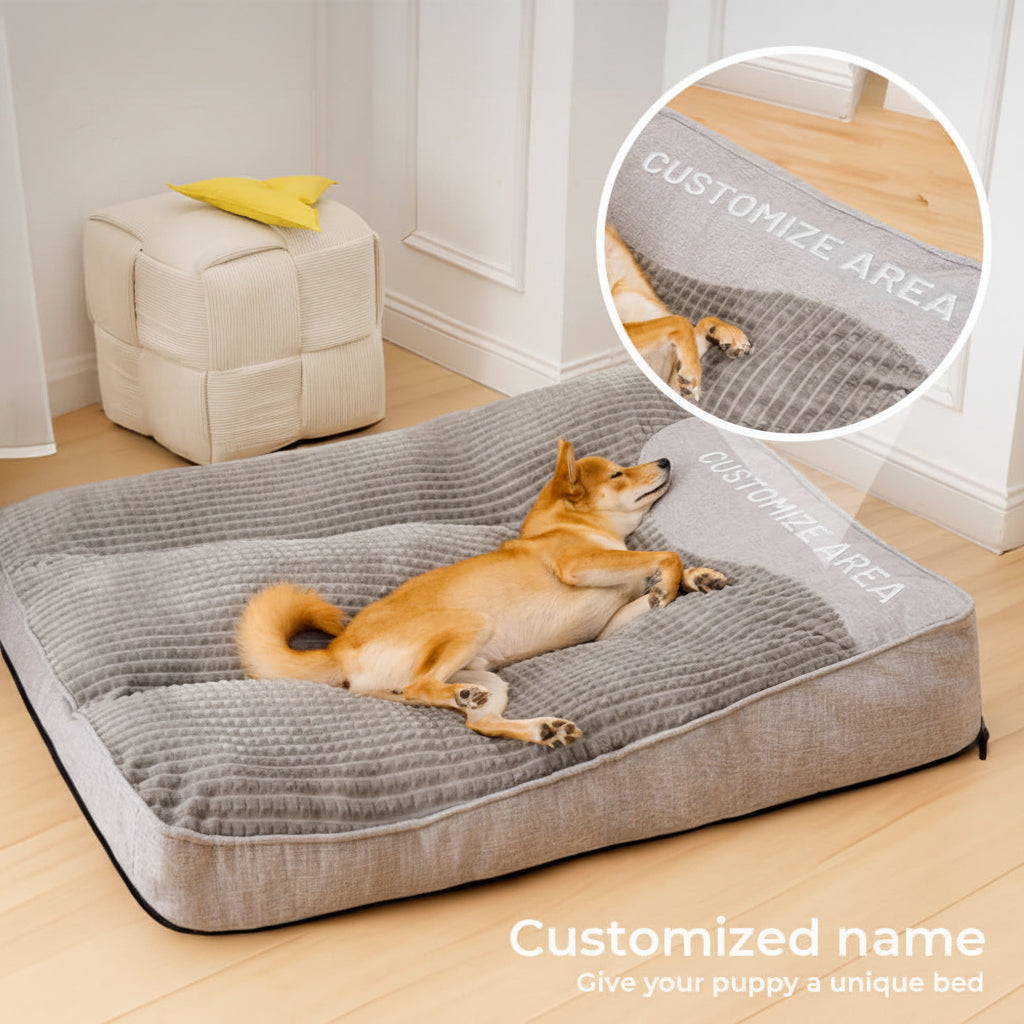 Customized Large Thick Scratch-resistant Spine Protection Dog Cushion Bed