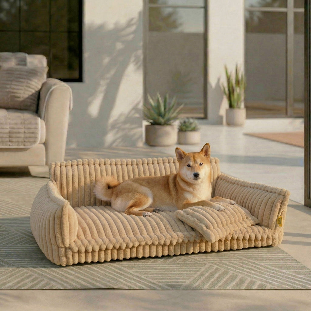 Großes waschbares flauschiges orthopädisches weiches Hundekissen Outdoor Hundesofa-Bett-Snoozy Dream