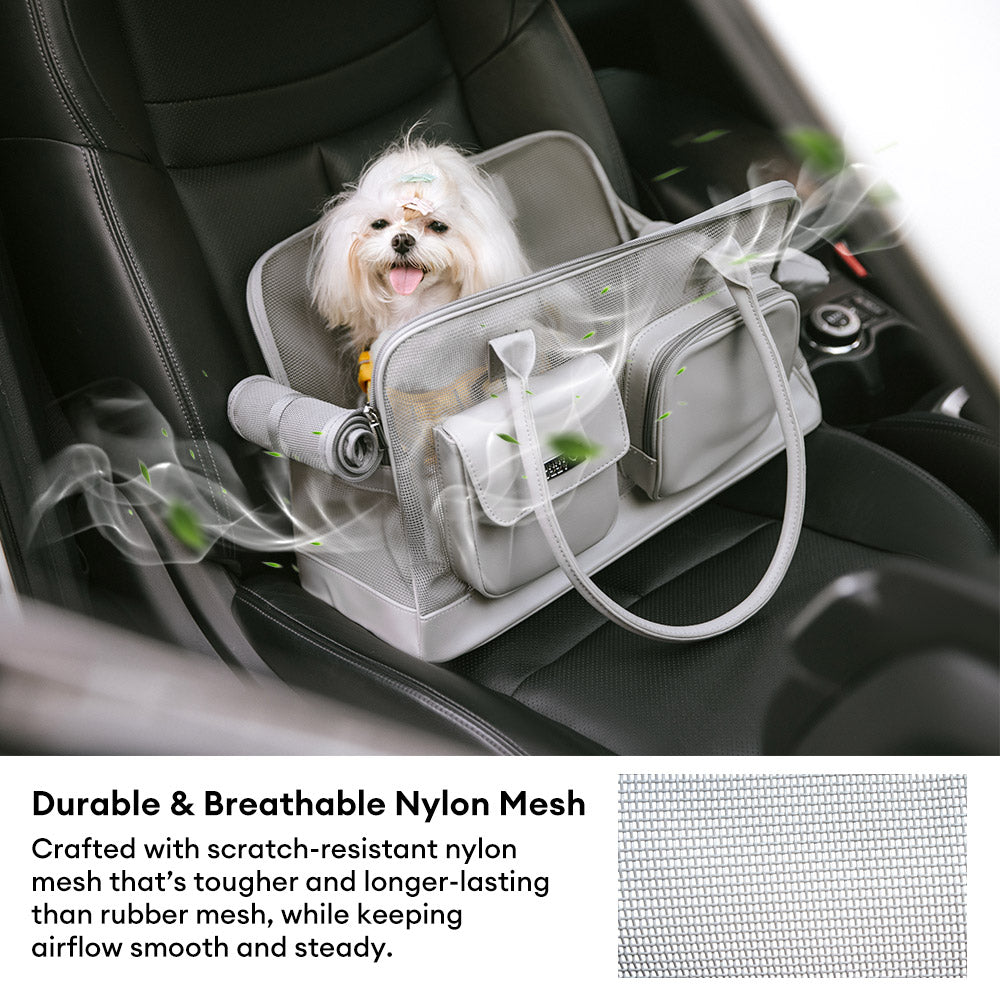 Lightweight Breathable Dog Cat Carrier Mesh Safe Pet Carrier - Urban Ease