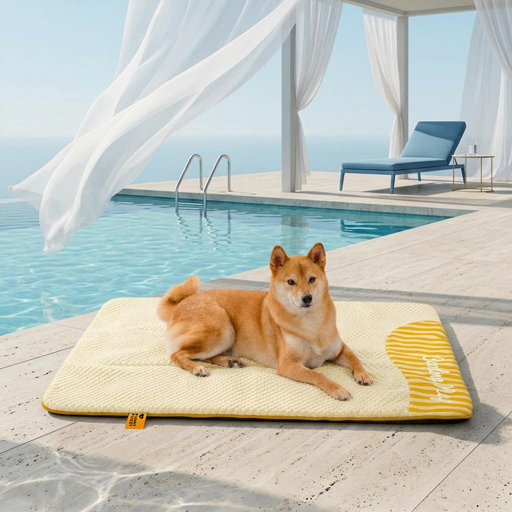 Große, waschbare, kühlende, rutschfeste Outdoor-Hundematte – Kühler Liegeplatz