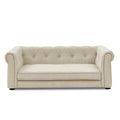 Elegantes erhöhtes Hundesofa-Bett – große und mittelgroße Hunde | Beige