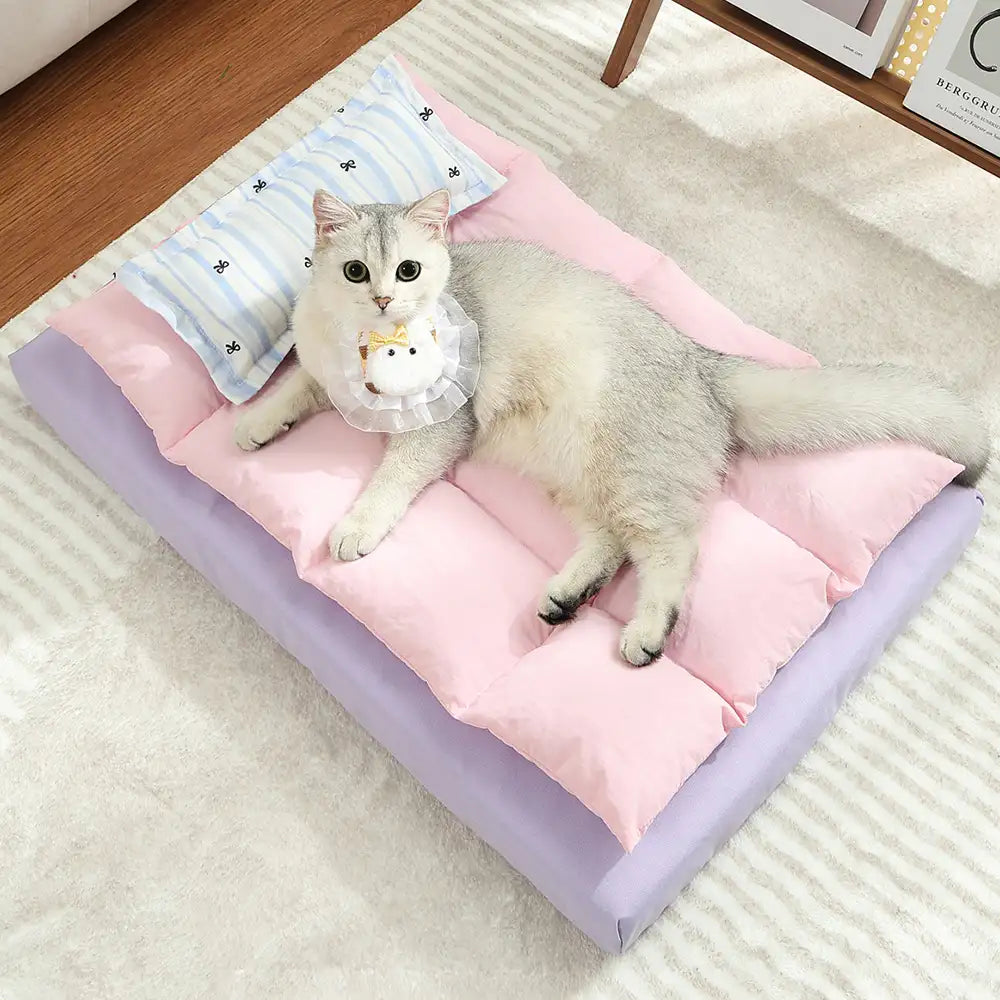 Alles-in-einem multifunktionales wasserabweisendes Komfort-Hundebett mit Kissen