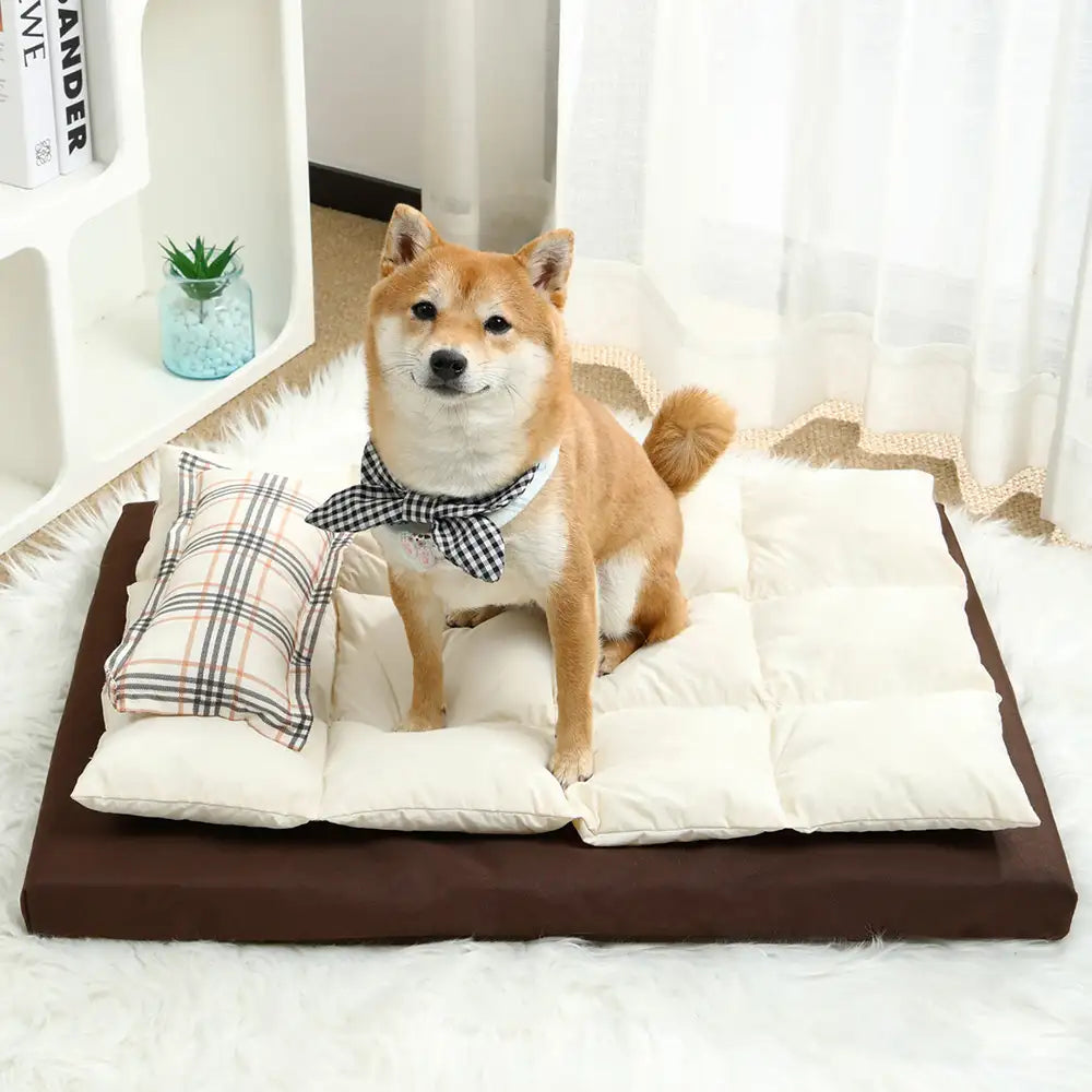 Alles-in-einem multifunktionales wasserabweisendes Komfort-Hundebett mit Kissen