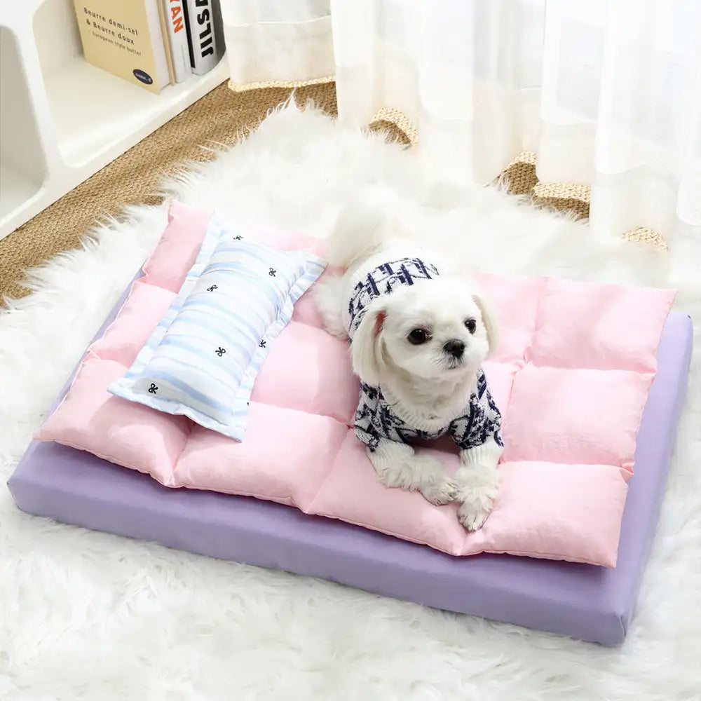 Alles-in-einem multifunktionales wasserabweisendes Komfort-Hundebett mit Kissen