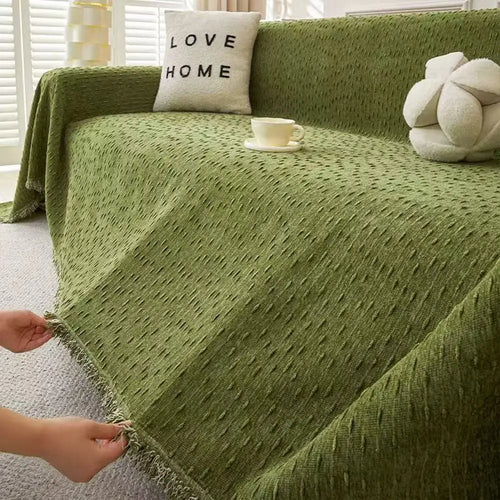 Chenille-Jacquard-Sofabezug Kratzfest Couch-Schutz