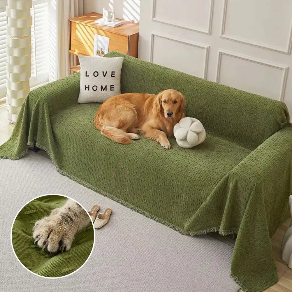 Chenille-Jacquard-Sofabezug Kratzfest Couch-Schutz