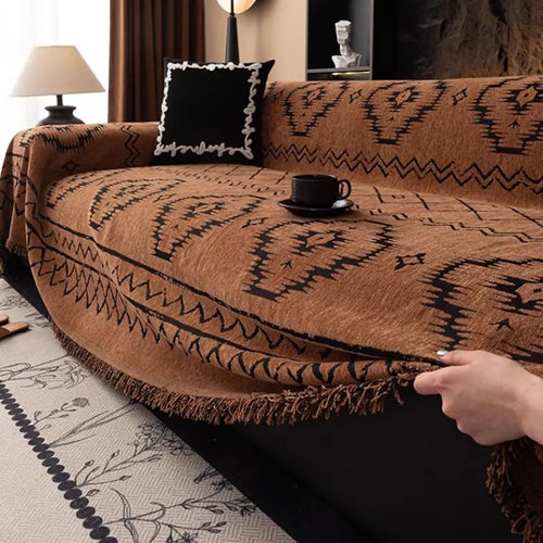 Chenille Retro Robuster, kratzfester Sofabezug