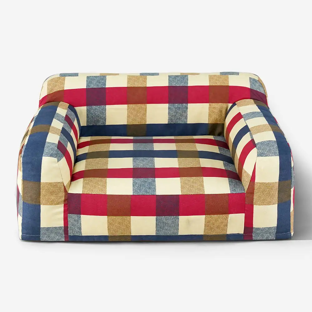 Hundesofabett aus atmungsaktivem, kratzfestem Baumwoll-Canvas-Stoff