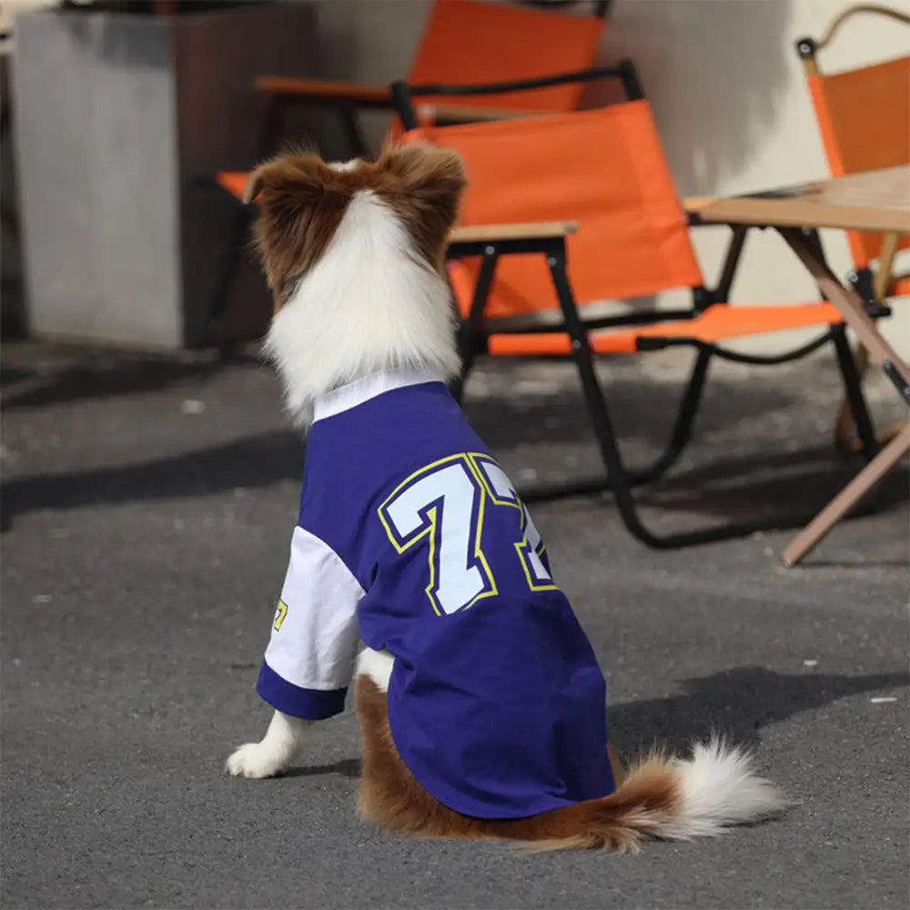 Rundhalsatmungsaktives waschbares Hundeshirt für alle Rassen