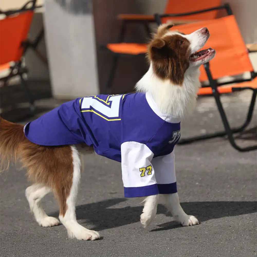 Rundhalsatmungsaktives waschbares Hundeshirt für alle Rassen