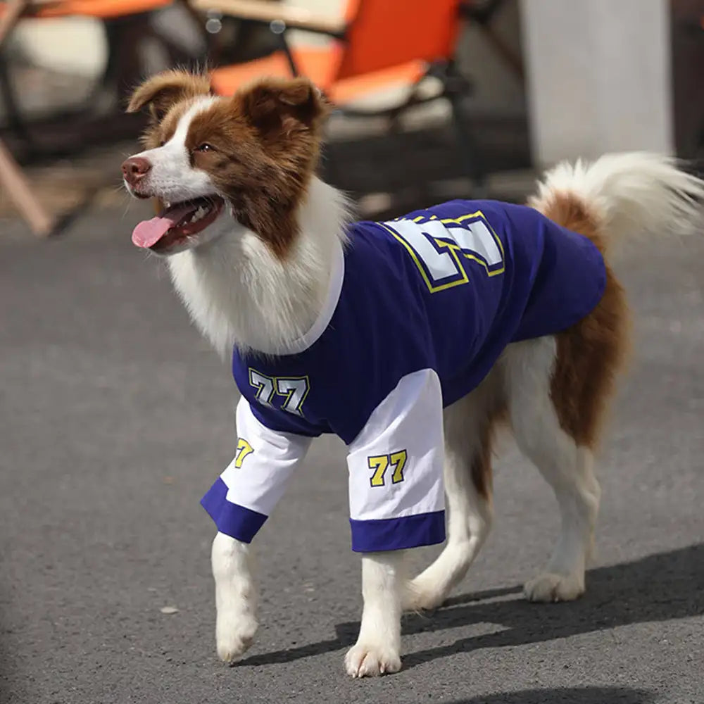 Rundhalsatmungsaktives waschbares Hundeshirt für alle Rassen
