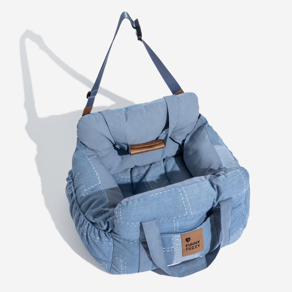 Portable ISOFIX Dog Car Seat Bed with LATCH System