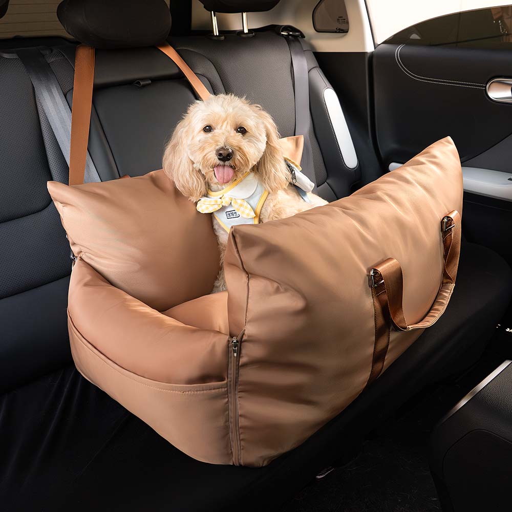 Wasserdichtes ISOFIX Hunde-Autositzbett mit LATCH-System – Erste Klasse