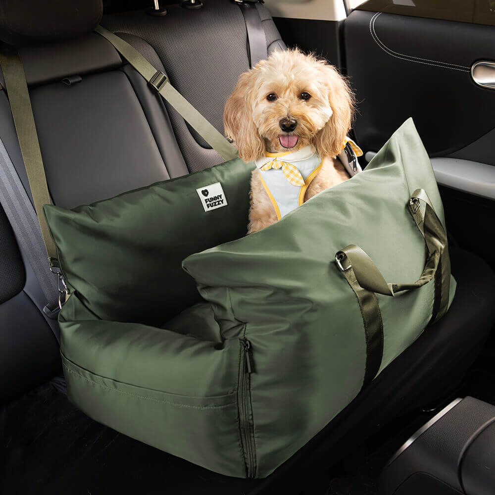 Wasserdichtes ISOFIX Hunde-Autositzbett mit LATCH-System – Erste Klasse