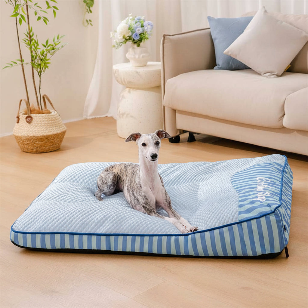 Extra Large Cooling Washable Rectangle Orthopedic Dog Bed - Cooling Nap