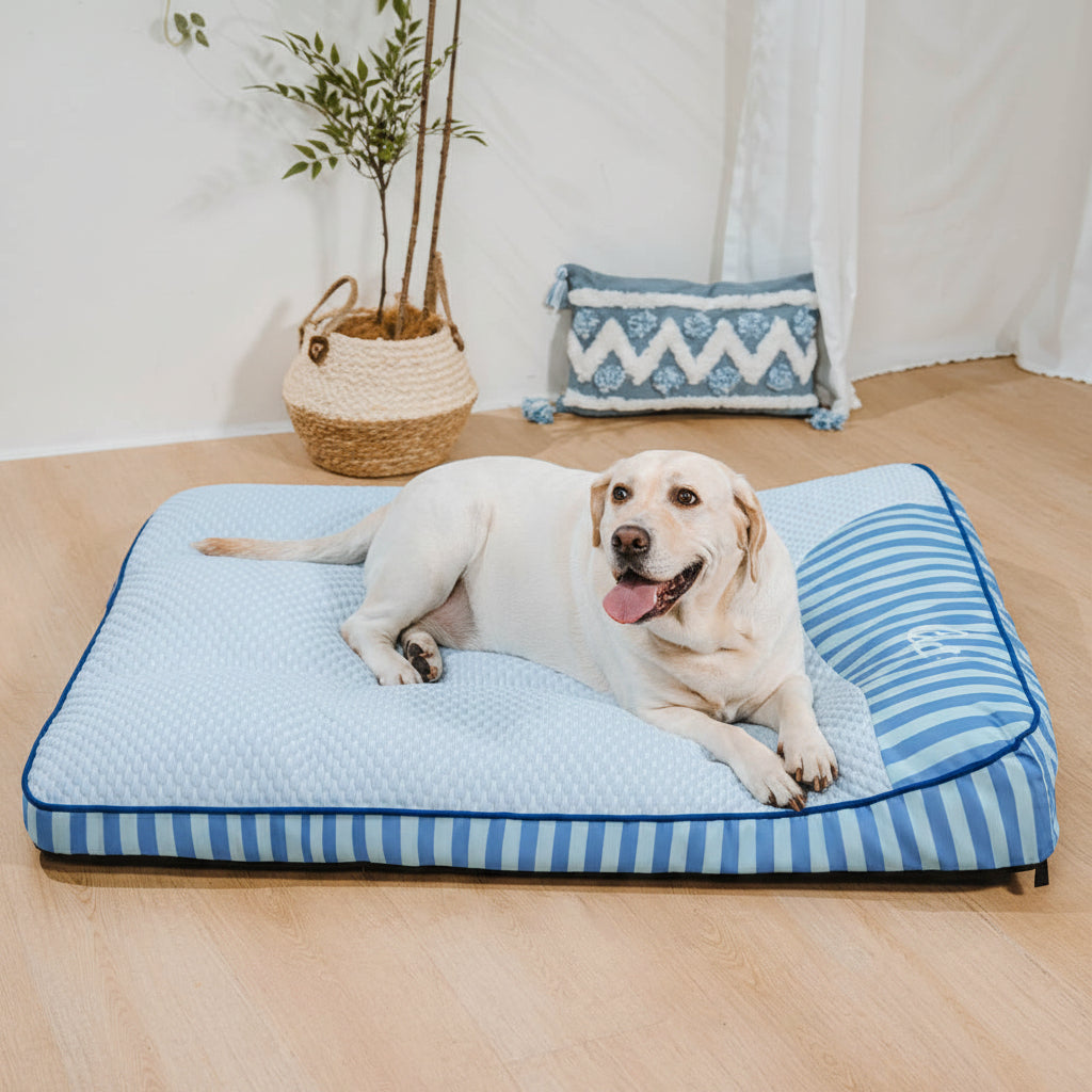 Extra Large Cooling Washable Rectangle Orthopedic Dog Bed - Cooling Nap