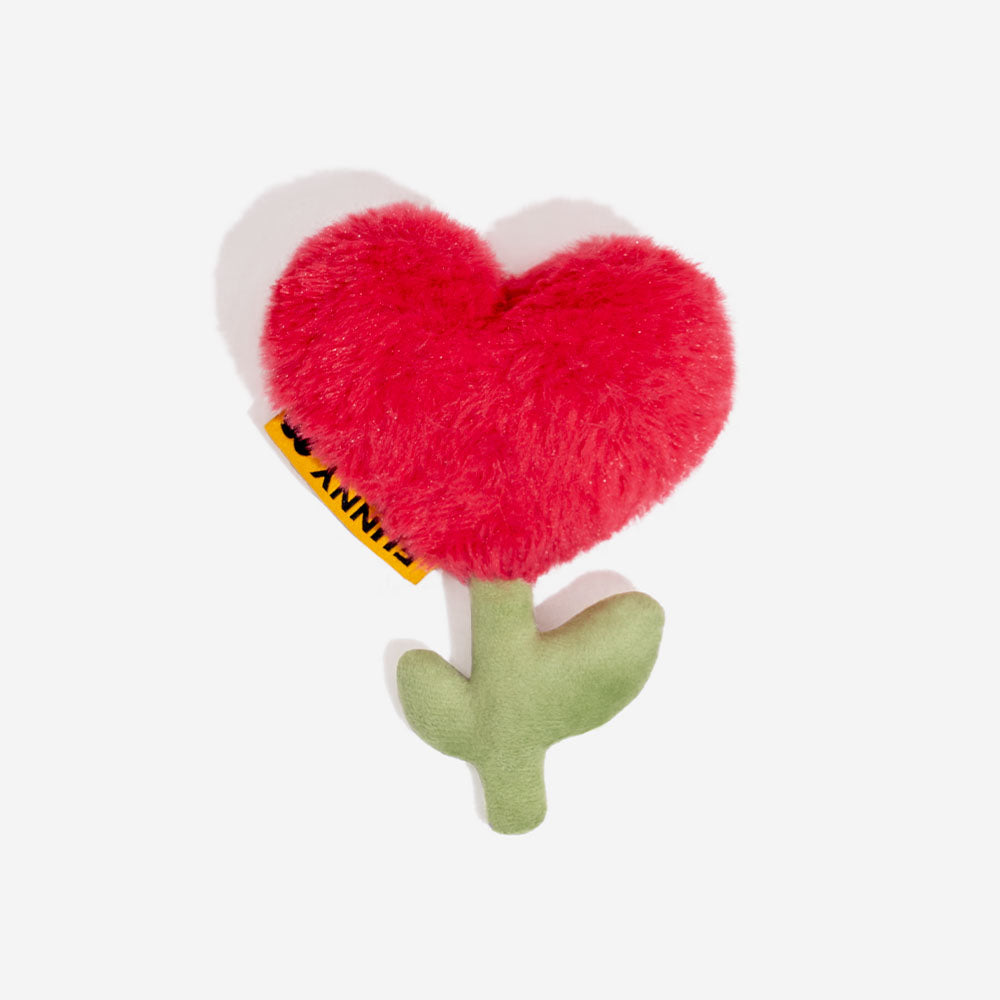Valentinstags-Rosen-Plüsch-Quietschspielzeug für Hunde