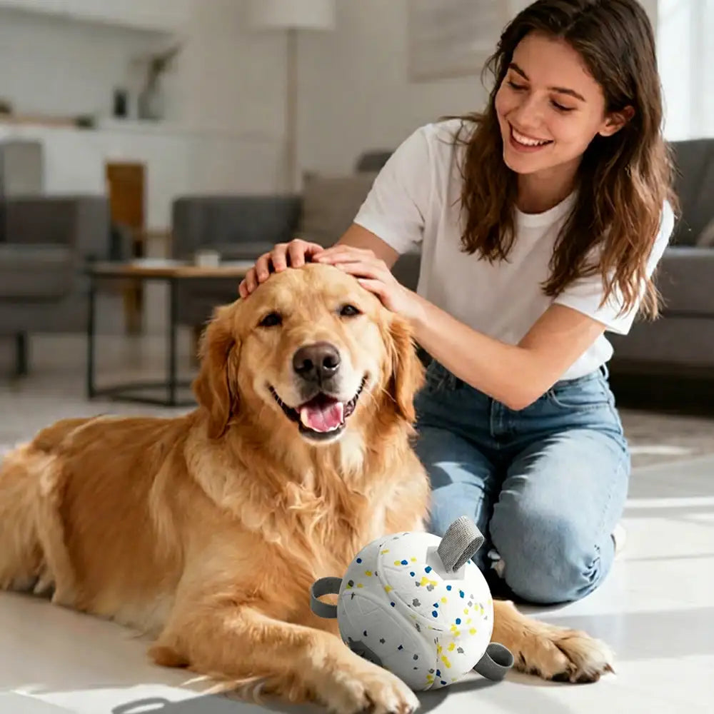 Schwimmendes Hundespielzeug Football mit Schlaufen
