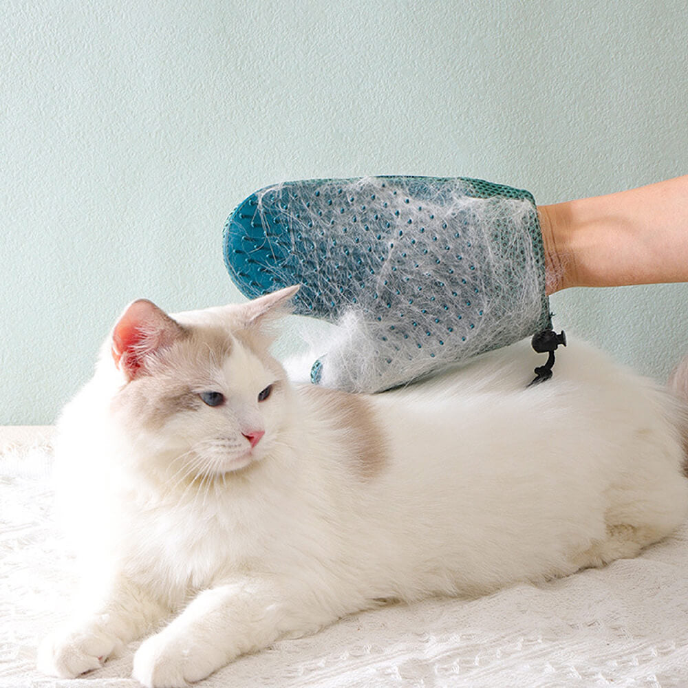 Pet Grooming Glove - Silicone Double Sides Pet Brush
