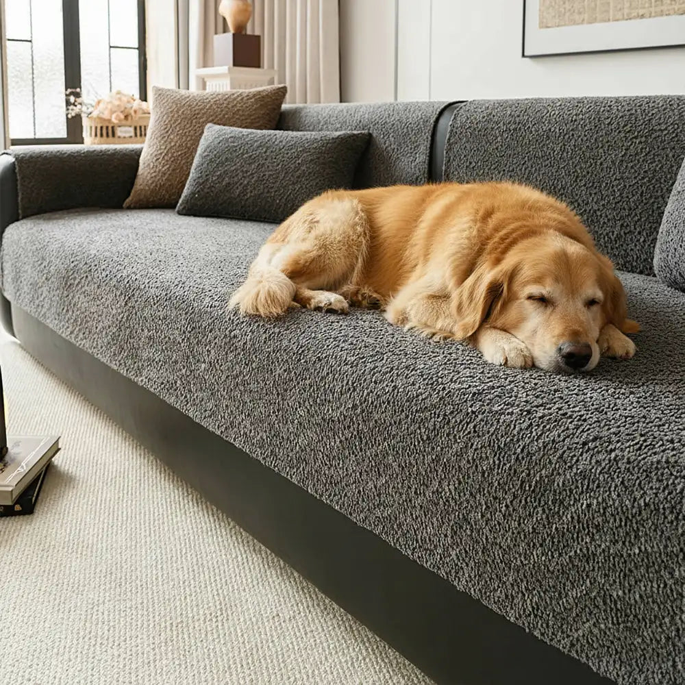 All-Season Breathable Chenille Scratch-Resistant Recliner Slipcover