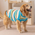 Color Blocked Striped Dog Sweater-Suitable For Large Dogs