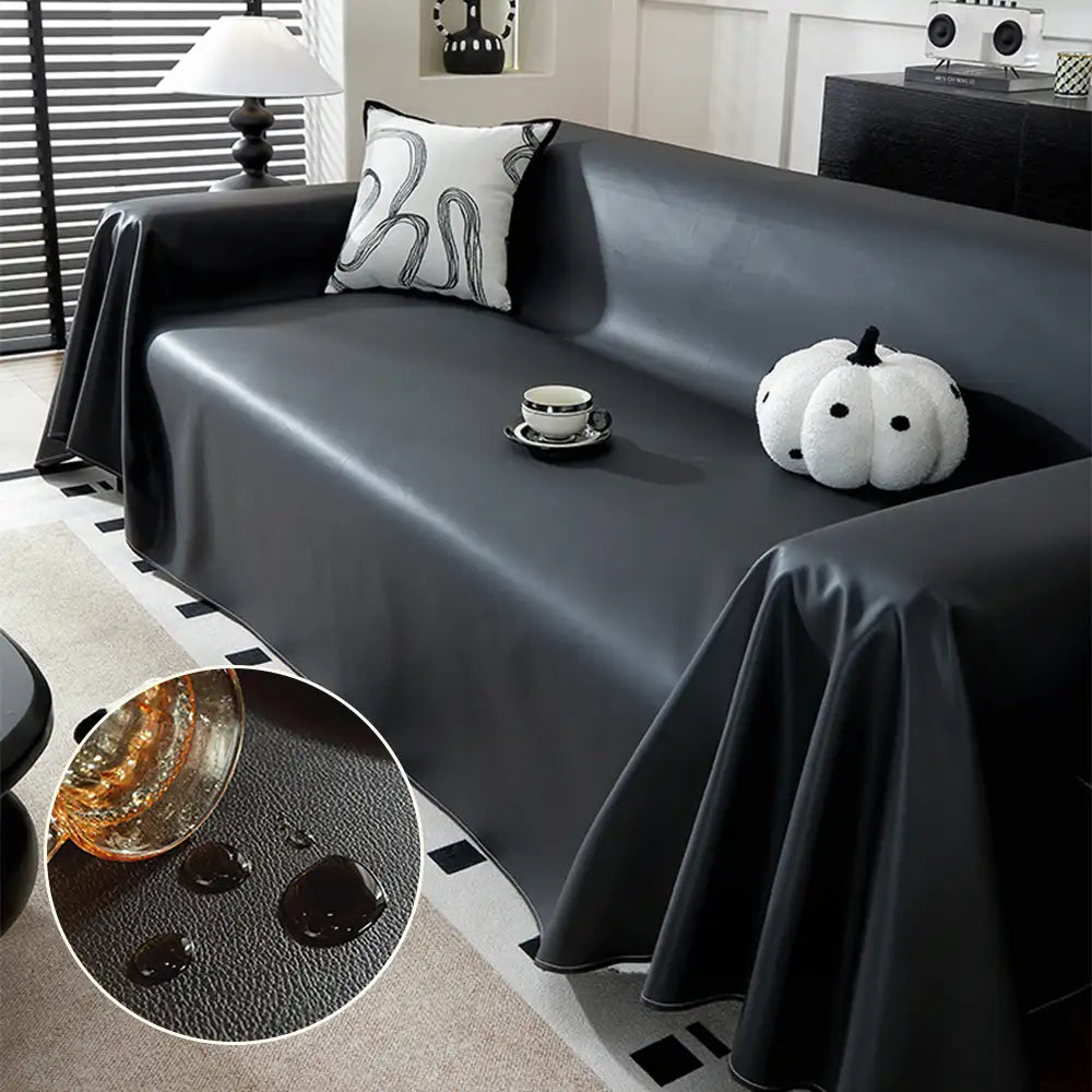 Sofaüberwurf aus Kunstleder, wasserdicht und tierhaardicht