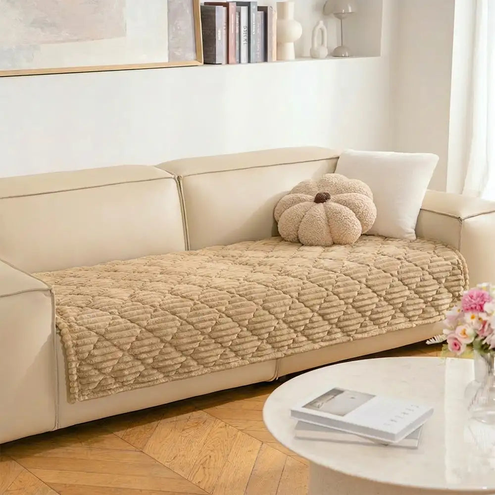 Flauschiger, tierfreundlicher Sofabezug, waschbarer Couchschoner, Haustiermatte