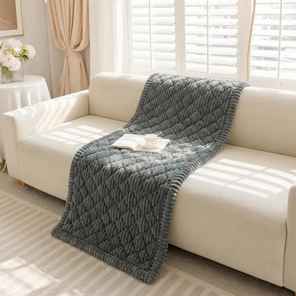 Flauschiger, tierfreundlicher Sofabezug, waschbarer Couchschoner, Haustiermatte