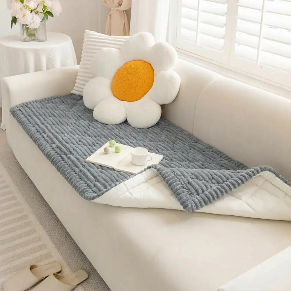 Flauschiger, tierfreundlicher Sofabezug, waschbarer Couchschoner, Haustiermatte