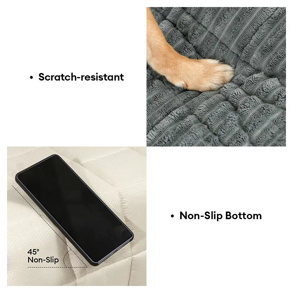 Flauschiger, tierfreundlicher Sofabezug, waschbarer Couchschoner, Haustiermatte