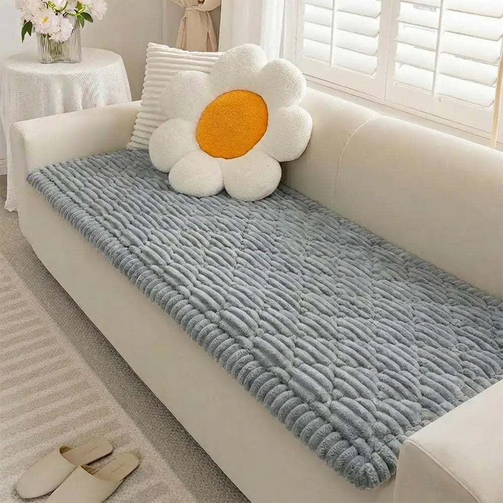 Flauschiger, tierfreundlicher Sofabezug, waschbarer Couchschoner, Haustiermatte