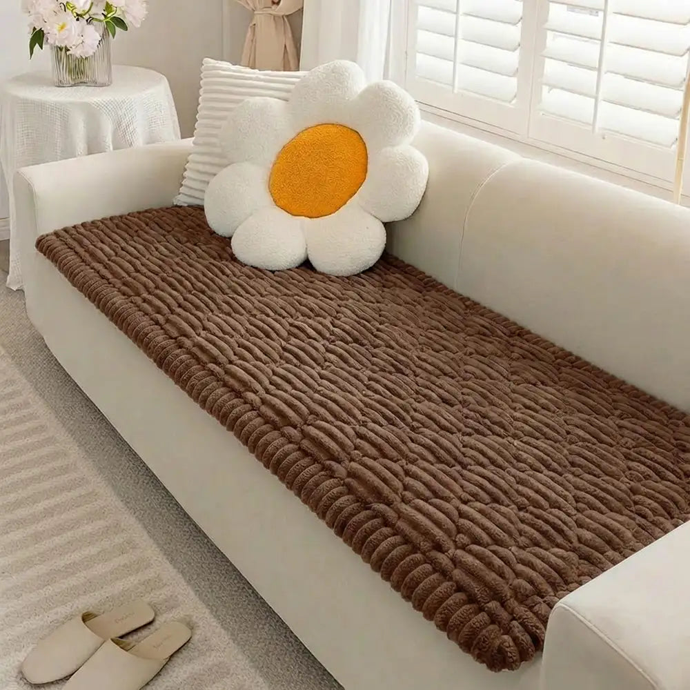 Flauschiger, tierfreundlicher Sofabezug, waschbarer Couchschoner, Haustiermatte
