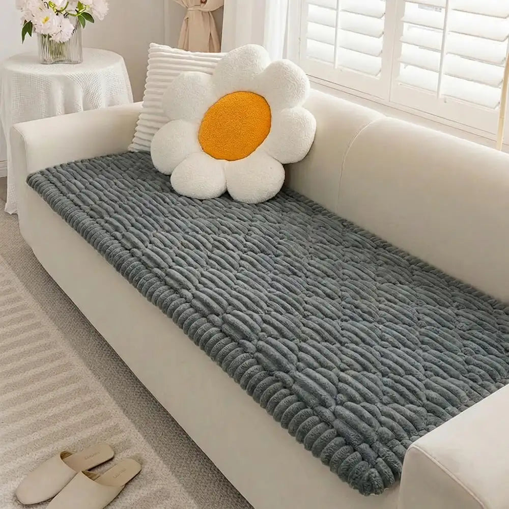 Flauschiger, tierfreundlicher Sofabezug, waschbarer Couchschoner, Haustiermatte