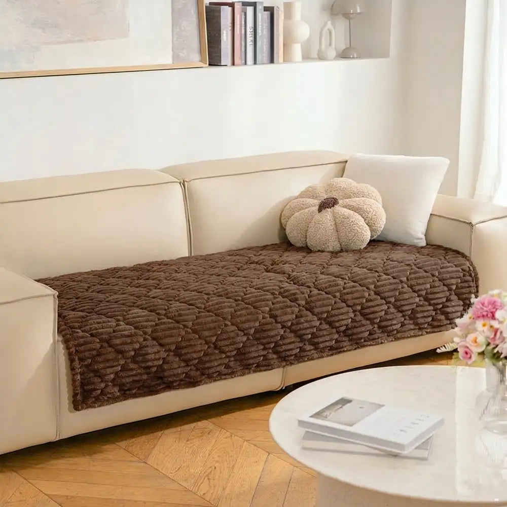 Flauschiger, tierfreundlicher Sofabezug, waschbarer Couchschoner, Haustiermatte