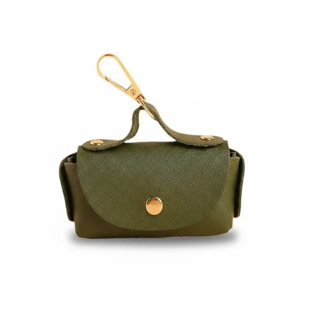 Hundekotbeutelspender aus Kunstleder im Handtaschen-Stil