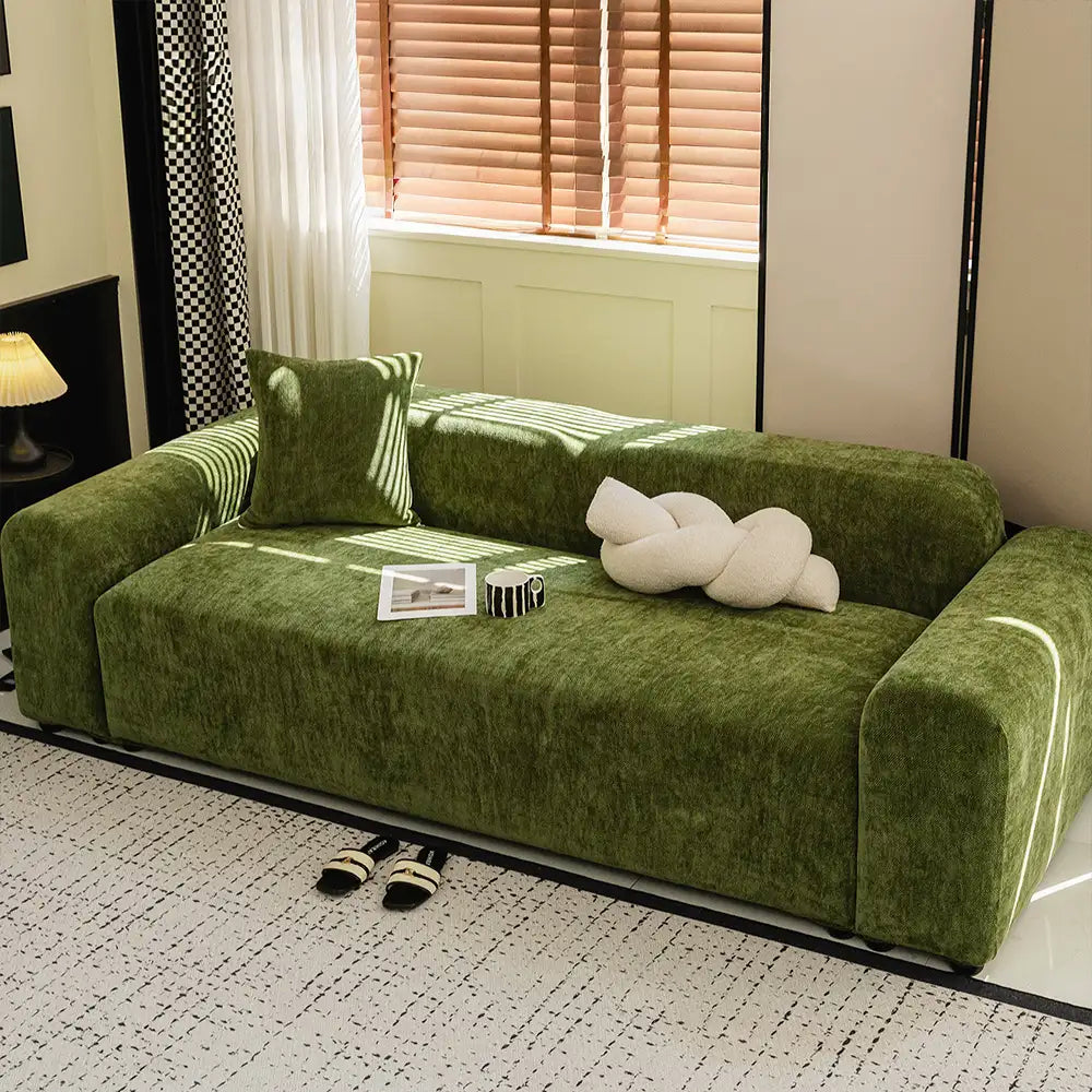 Fischgrätmuster Rundum Kratzschutz Sofa-Schonbezug Magischer Stretch-Sofabezug