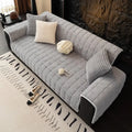 One-Piece Cozy Flannel Sofa Protection Non-Slip Recliner Couch Covers