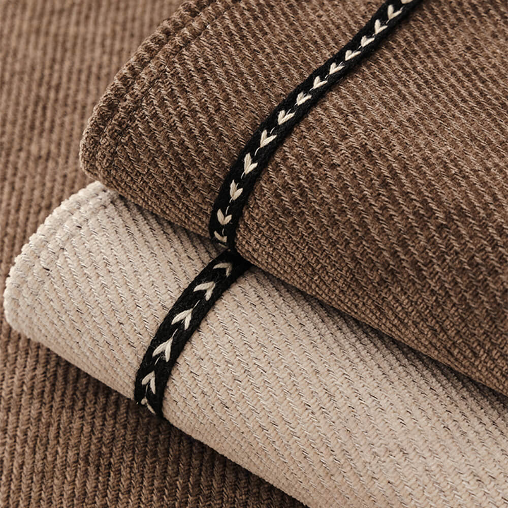 Einfacher moderner Jacquard-Schwergewicht-Anti-Rutsch-Chenille-Liegesesselbezug