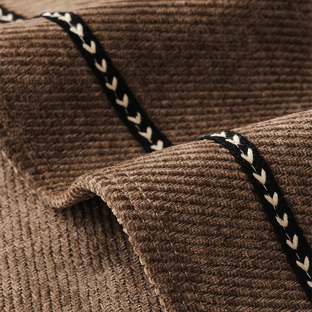 Einfacher moderner Jacquard-Schwergewicht-Anti-Rutsch-Chenille-Liegesesselbezug